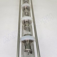Колпачковая колонна (флейта) 2" нержавеющая 4 этажа